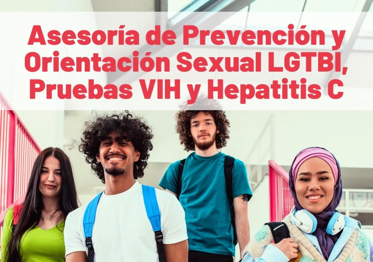 Jornada de asesoría sexual LGTBI y pruebas rápidas de VIH y hepatitis C el 27 de noviembre