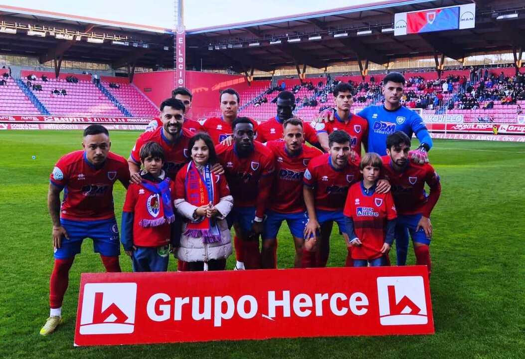 Once inicial del Numancia ante el Valladolid Promesas