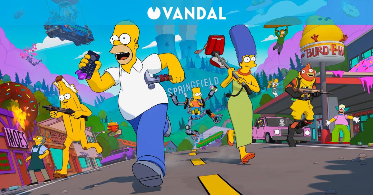 Los Simpson llegan a Fortnite: Desde hoy podrás luchar en el mapa de Springfield con Homer, Marge y Flanders - Vandal