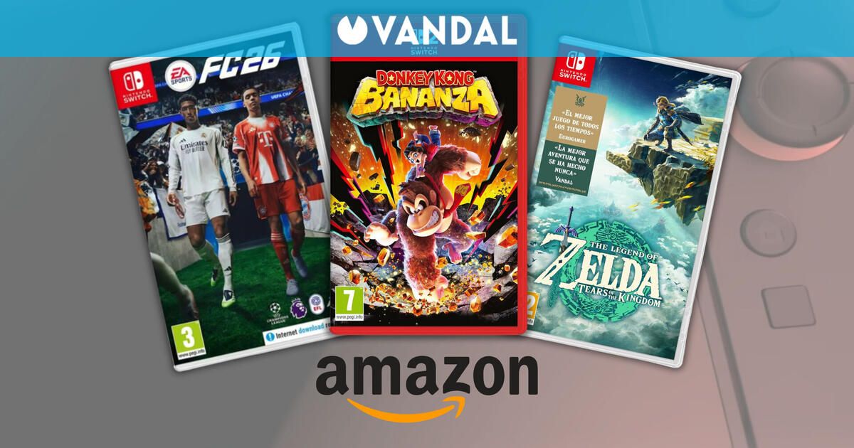 Nintendo se apunta al Black Friday de Amazon y rebaja sus videojuegos para Switch y Switch 2 - Vandal