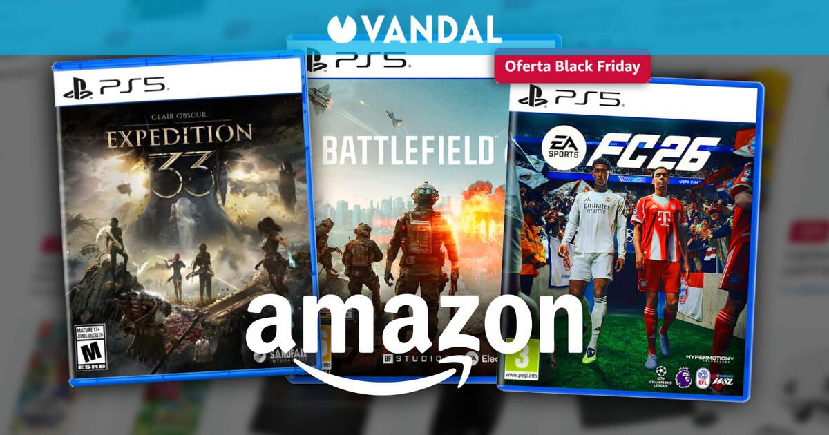 Amazon arranca su Black Friday de videojuegos antes de tiempo y tumba el precio de juegazos para PlayStation 5 - Vandal