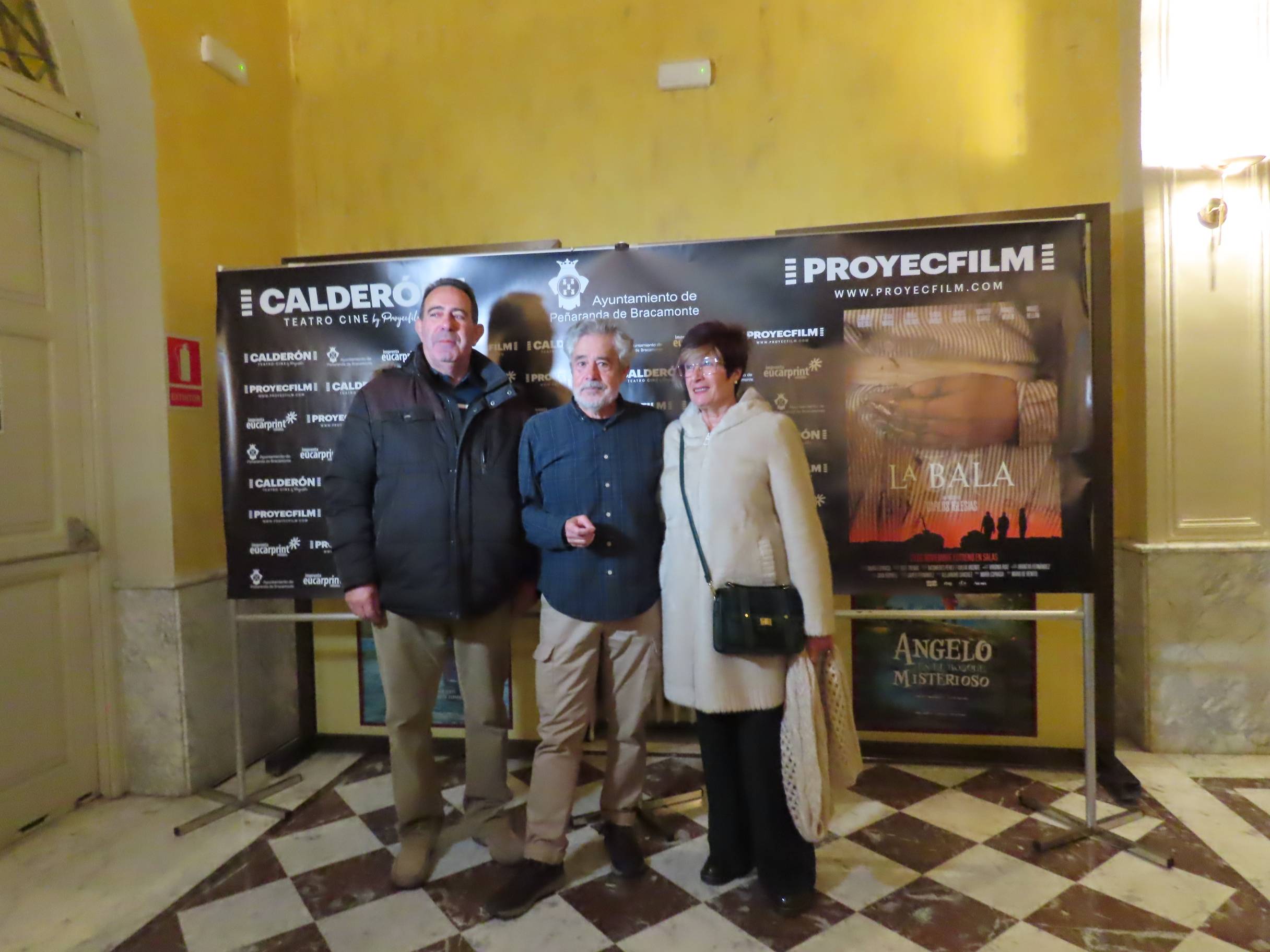 El estreno de 'La bala' llena el cine de Peñaranda