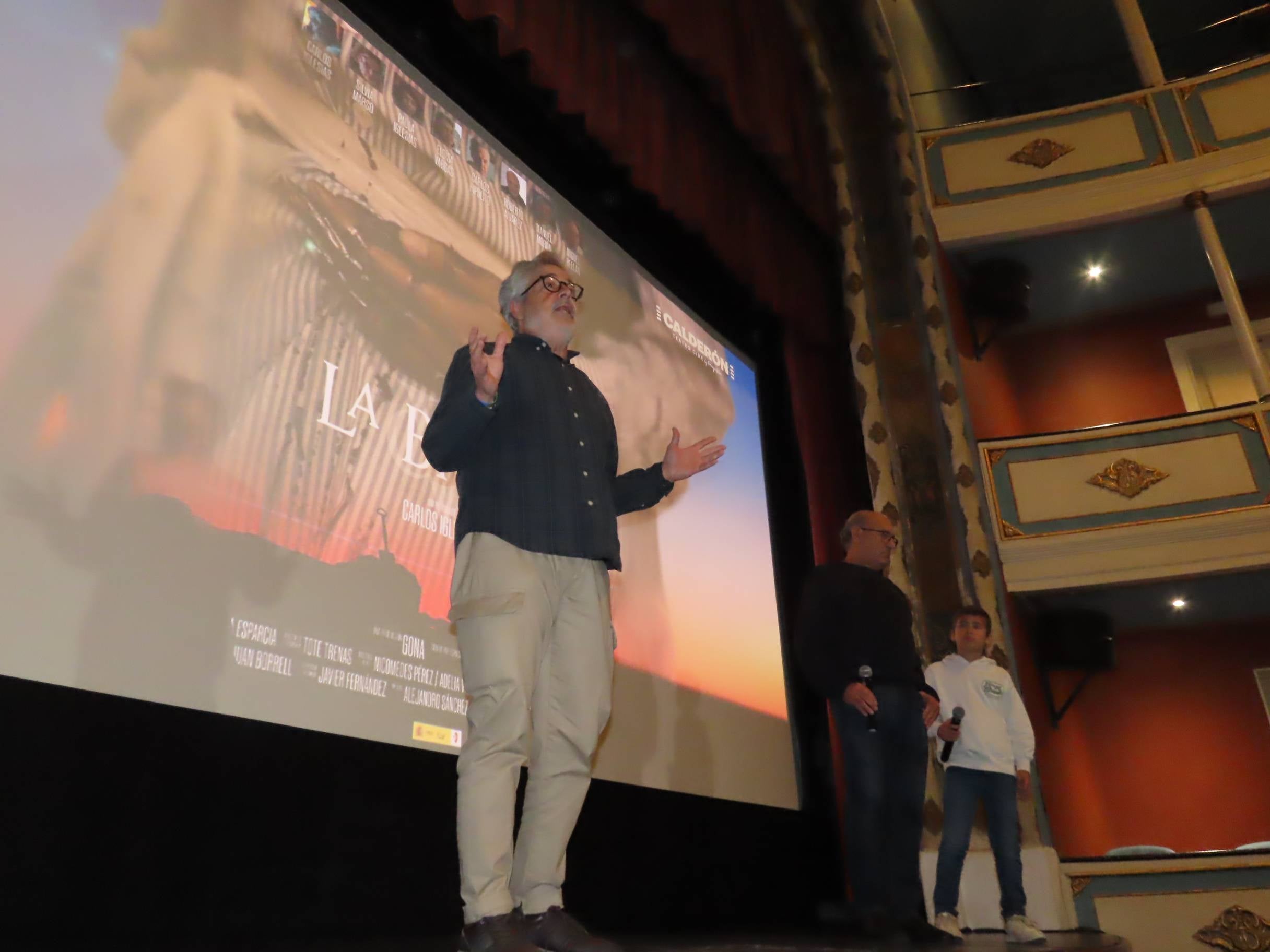 El estreno de 'La bala' llena el cine de Peñaranda