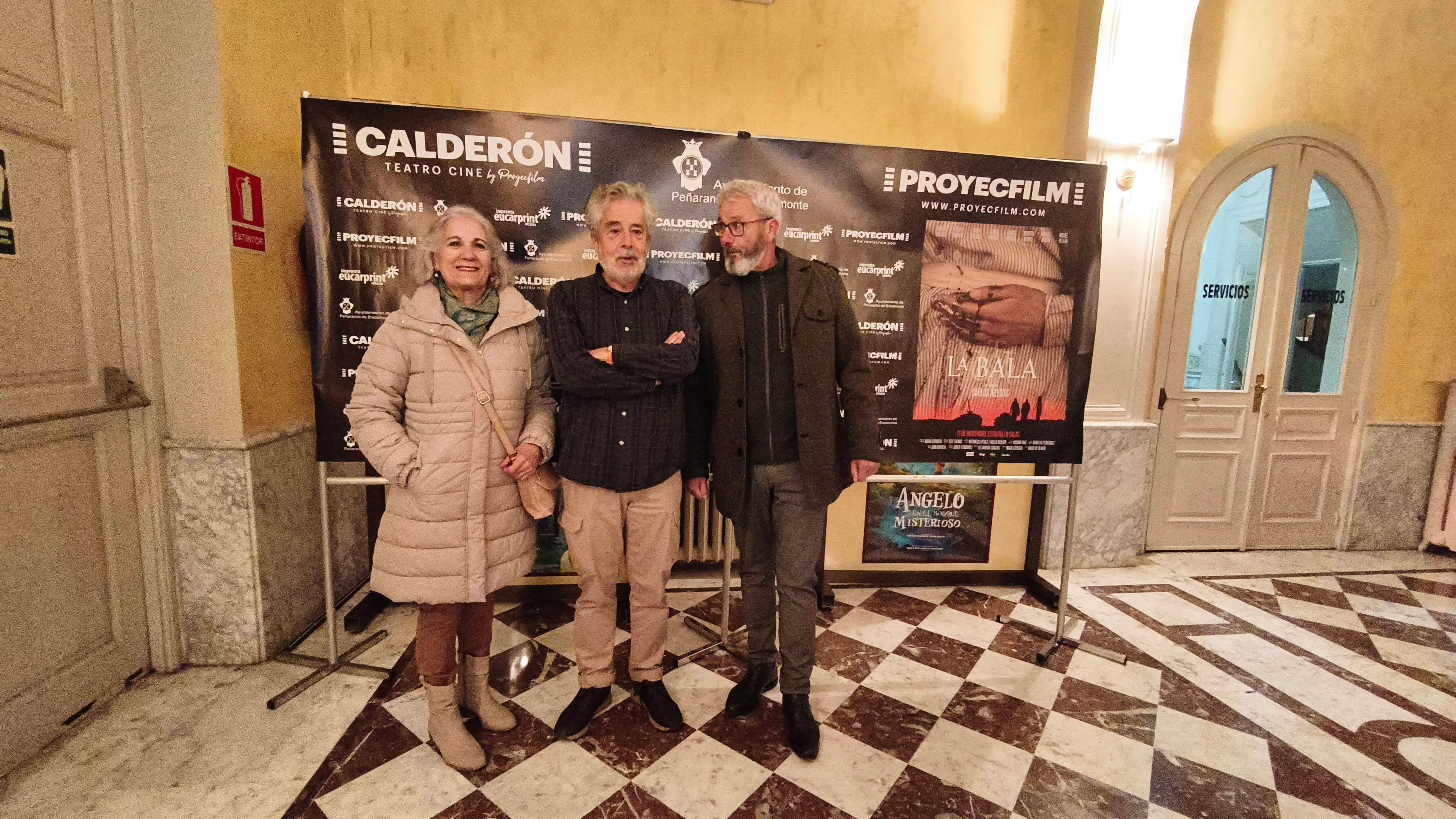 El estreno de 'La bala' llena el cine de Peñaranda