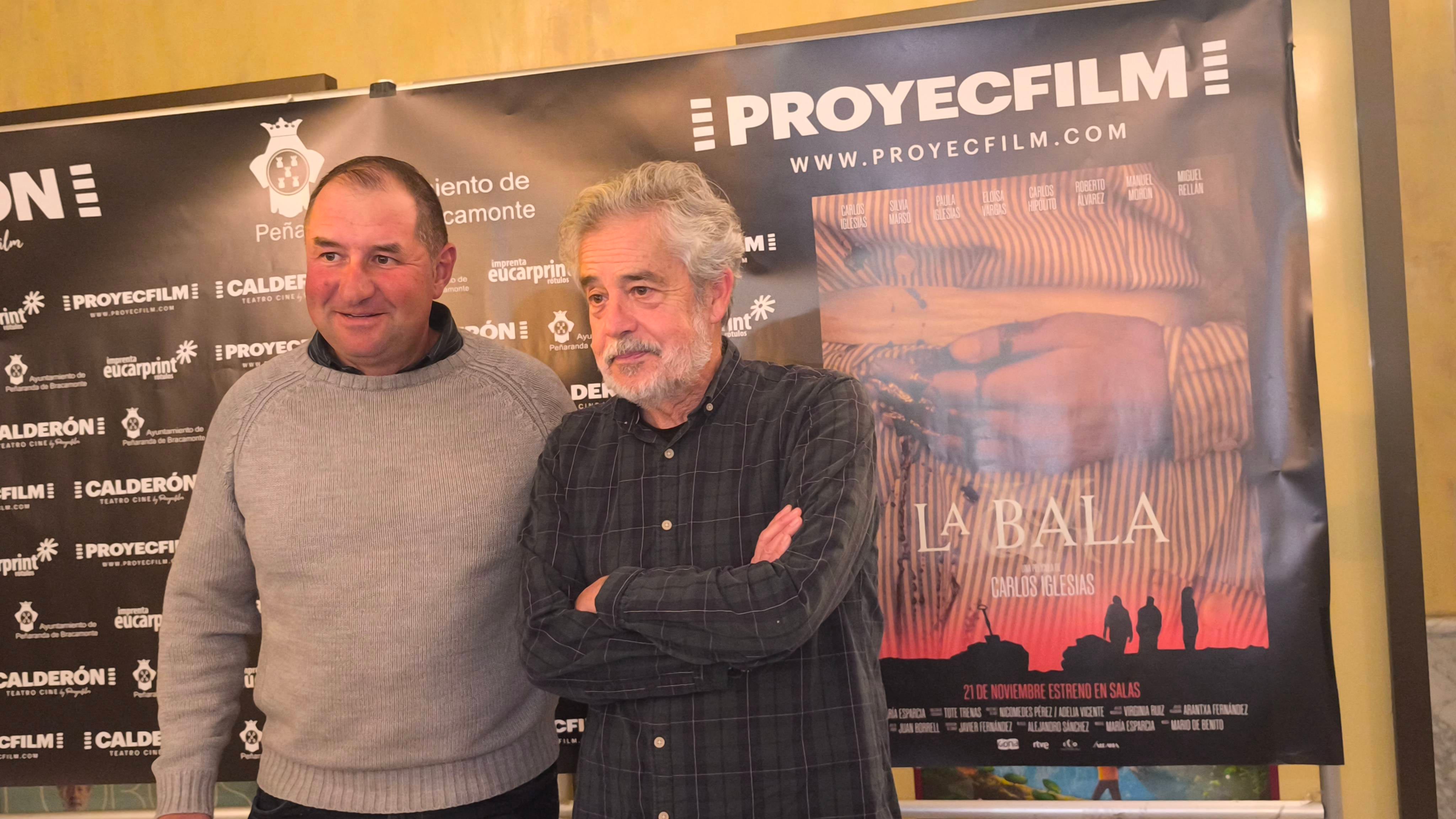 El estreno de 'La bala' llena el cine de Peñaranda