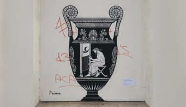 El artista Primo conmemora el 25-N con un nuevo grafiti en Lugo