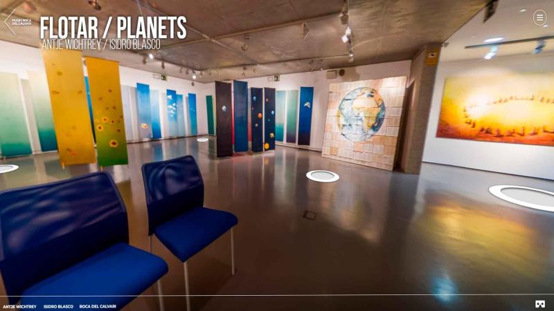‘Flotar’ de Antje Wichtrey y ‘Planets’ de Isidro Blasco llegan al Benidorm Virtual