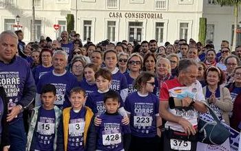 Medio millar de personas participaron en la VI Carrera Popular “San Roque corre contra la violencia de género”