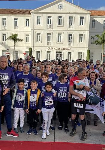 Medio millar de personas participaron en la VI Carrera Popular “San Roque corre contra la violencia de género”