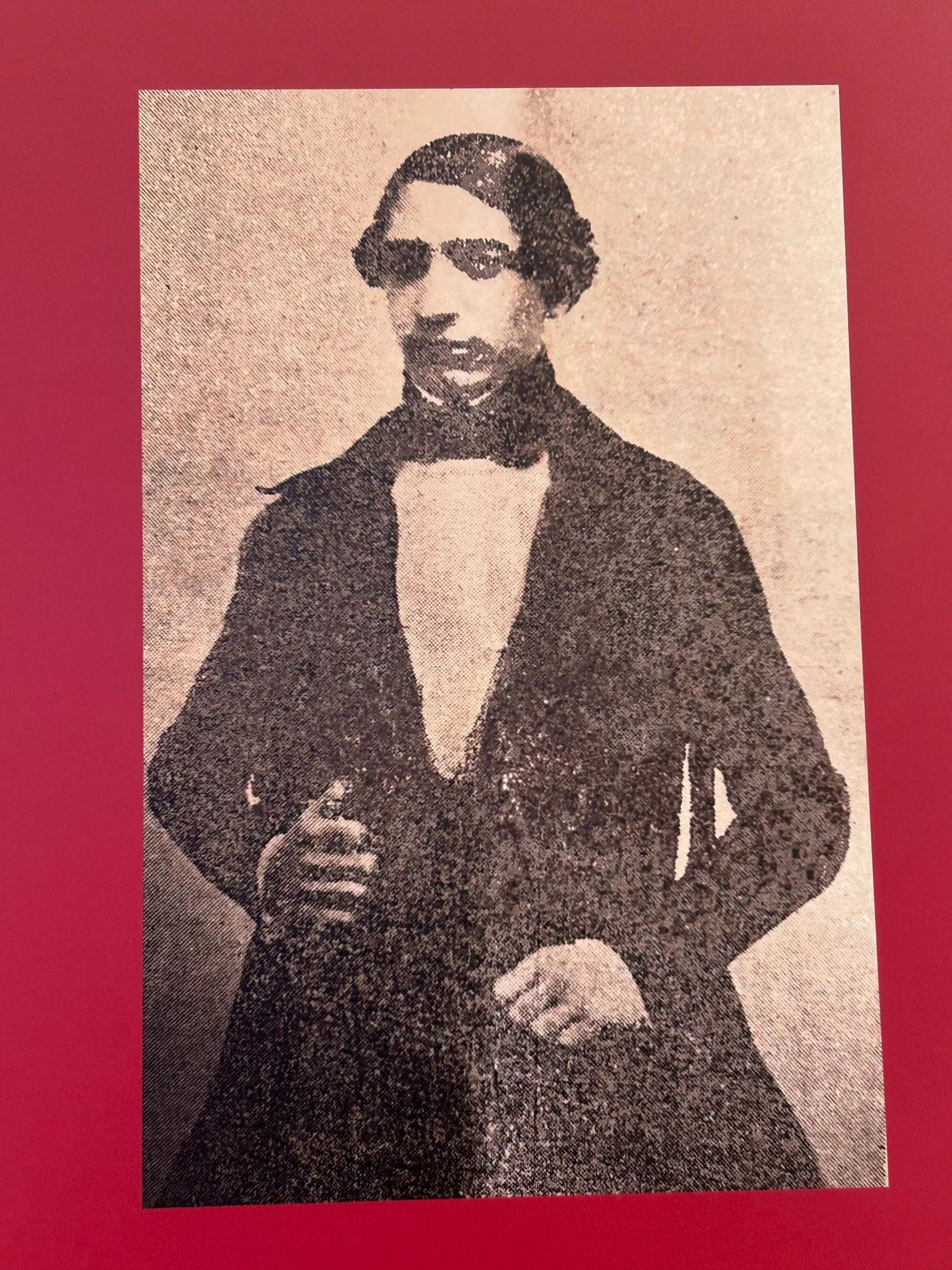 Imagen - Daguerrotipo de Práxedes Mateo-Sagasta (hacia 1844-45), recuperado a partir de una imagen reproducida en el periódico LA RIOJA en 1925.