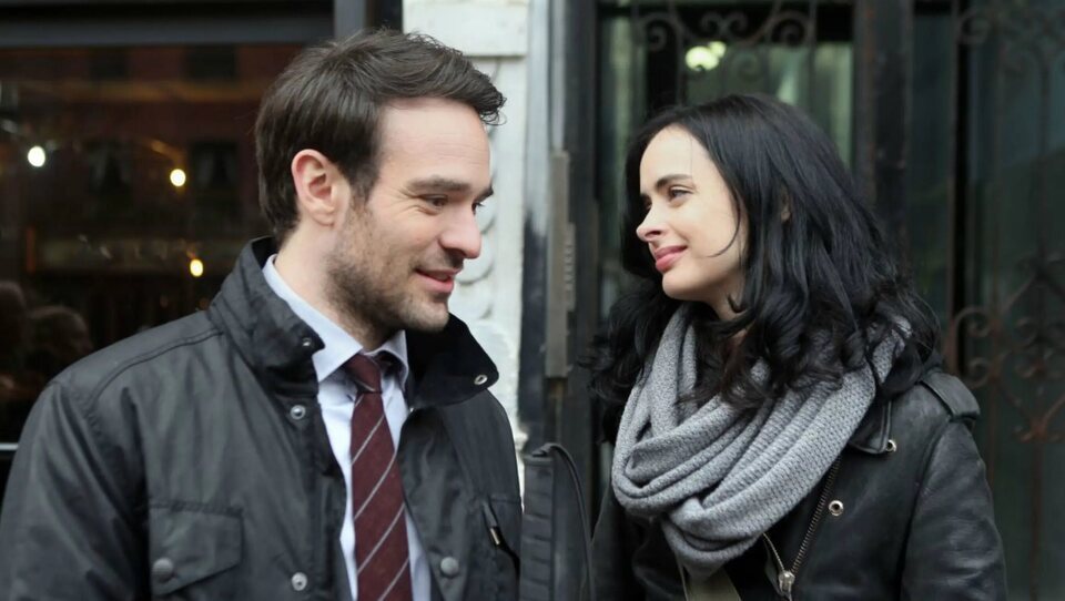 Charlie Cox y Krysten Ritter