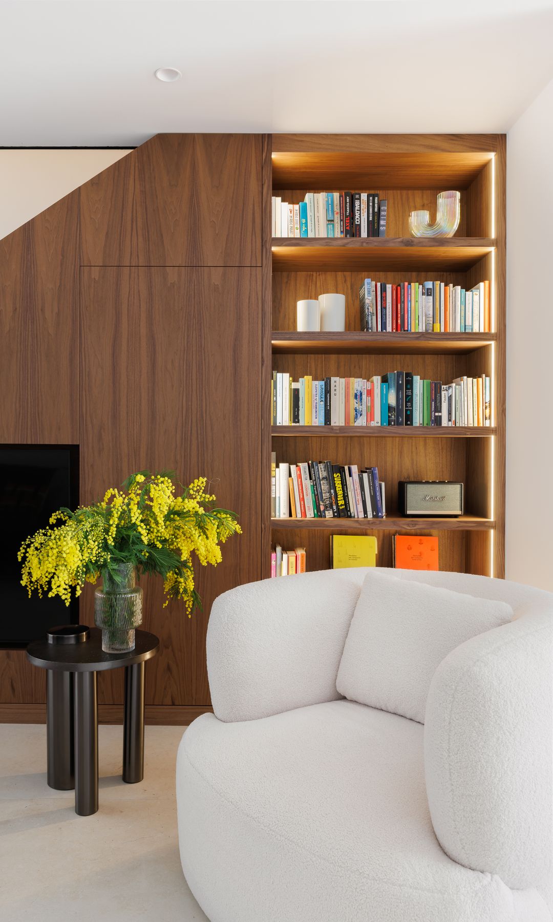 Rincón a medida en el salón