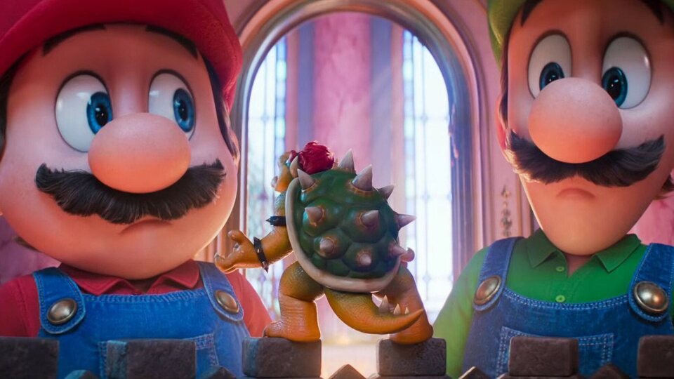Mario, Bowser y Luigi en 'Super Mario Galaxy: La película'