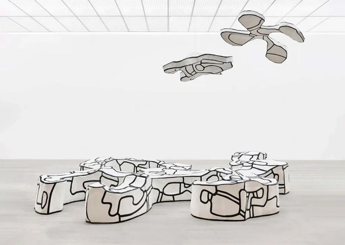 Banco de Jean Dubuffet, adquirido por Hortensia Herrero.