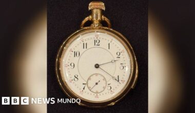 El reloj de un pasajero del Titanic alcanza el precio récord de US$2,33 millones en subasta