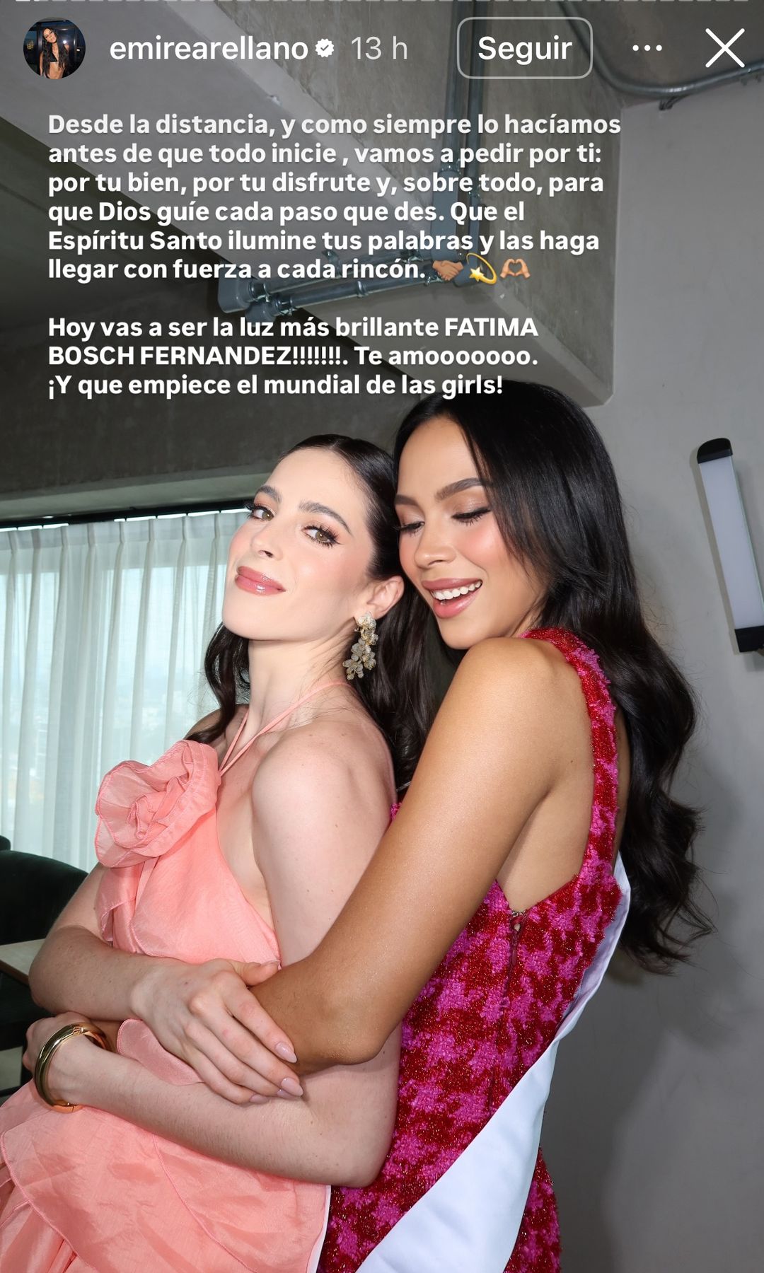 Emiré Arellano, de Yucatán, le dedicó unas bellas palabras a su amiga y a la distancia la tuvo bien presente.