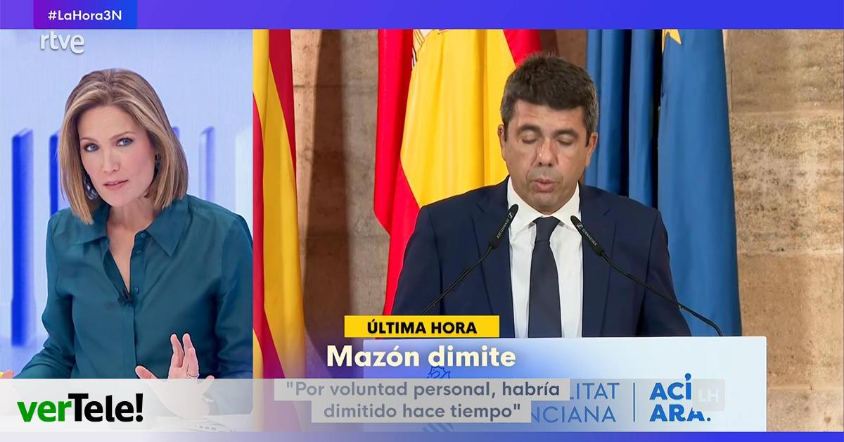 La 1 de RTVE volvió a arrasar con un 22% para seguir en TV la comparecencia de Carlos Mazón