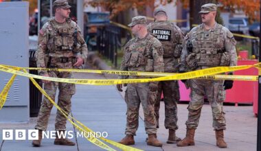 Disparan contra 2 miembros de la Guardia Nacional cerca de la Casa Blanca en Washington D.C.