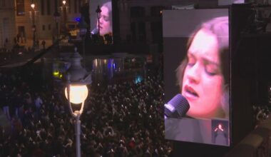 Amaia, Dallafuente, Israel Fernández y Yerai Cortés llenan la Puerta del Sol