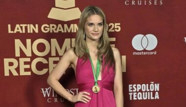 La pianista y abogada Isabel Dobarro, en la recepción de los nominados de los Latin Grammy 2025