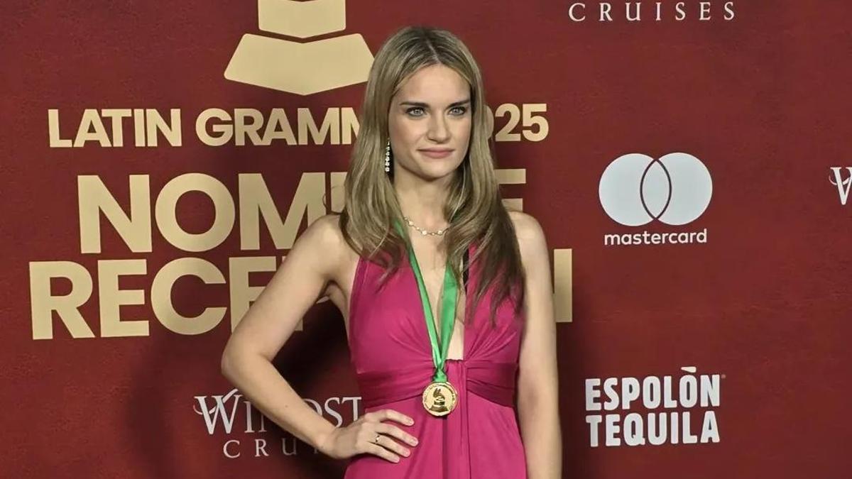 La pianista y abogada Isabel Dobarro, en la recepción de los nominados de los Latin Grammy 2025