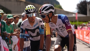 Egan Bernal y Nairo Quintana