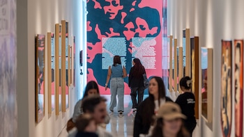 En "Happening de las Banderas"