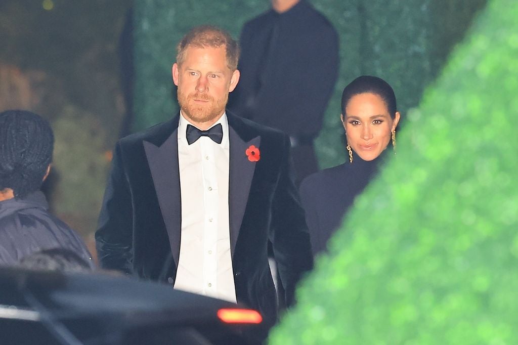 Los duques de Sussex, este sábado en Beverly Hills