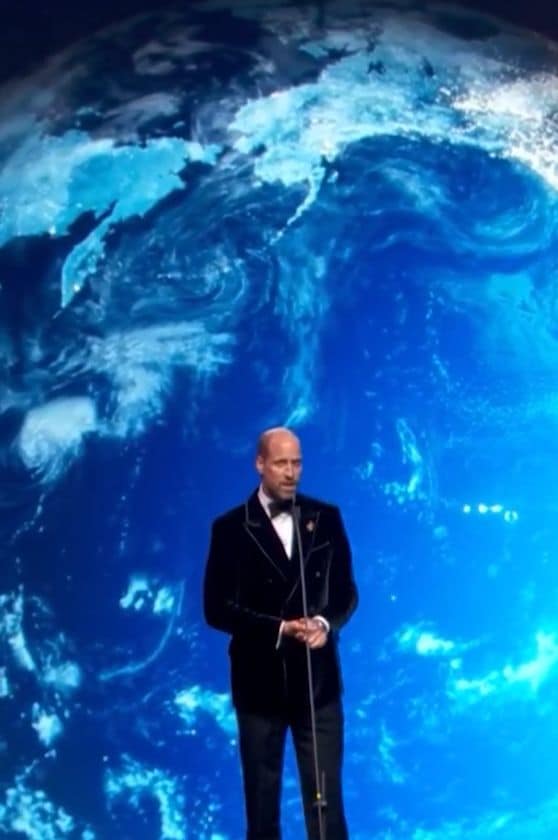 El príncipe Guillermo durante su discurso en los Premios Earthshot 2025 en Brasil