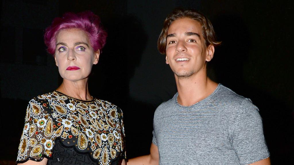 Antonia Dell'Atte y Clemente Lequio en un evento en 2014.