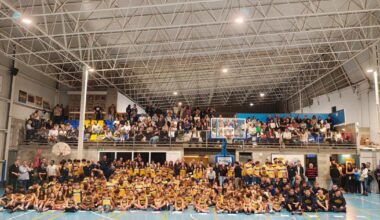 Calós se viste de gala en la pista con la presentación del CB Boscos