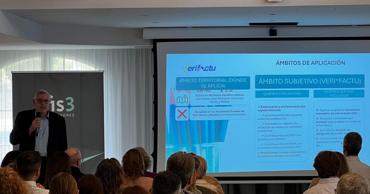 FIS3 Asesores organizó una jornada informativa sobre el nuevo Reglamento VERI*FACTU