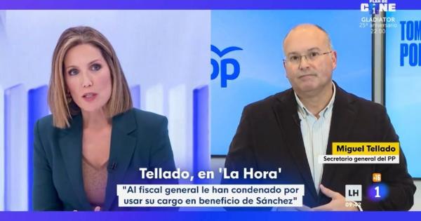 Miguel Tellado arremete contra Silvia Intxaurrondo y la cadena en directo
