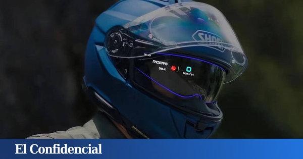 el primer casco de moto con realidad aumentada del mundo aumenta drásticamente la seguridad de los pilotos