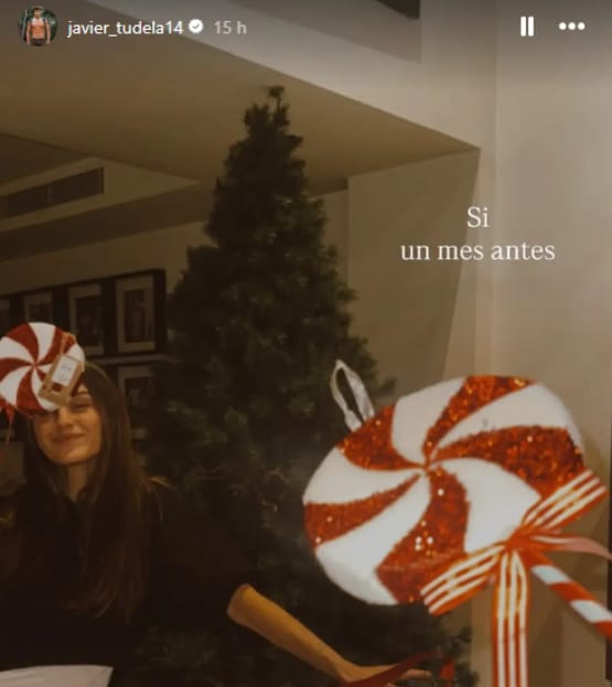 La imagen que ha compartido Javier de su novia, marina Romero