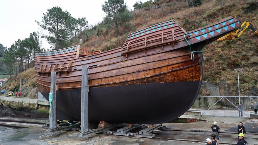 La construcción de la réplica de la nao 'San Juan', en imágenes