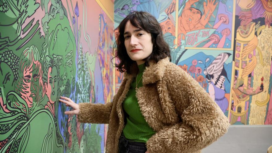 Raisa Álava llena de color la nueva biblioteca infantil de Artium con 'Nomen Omen'