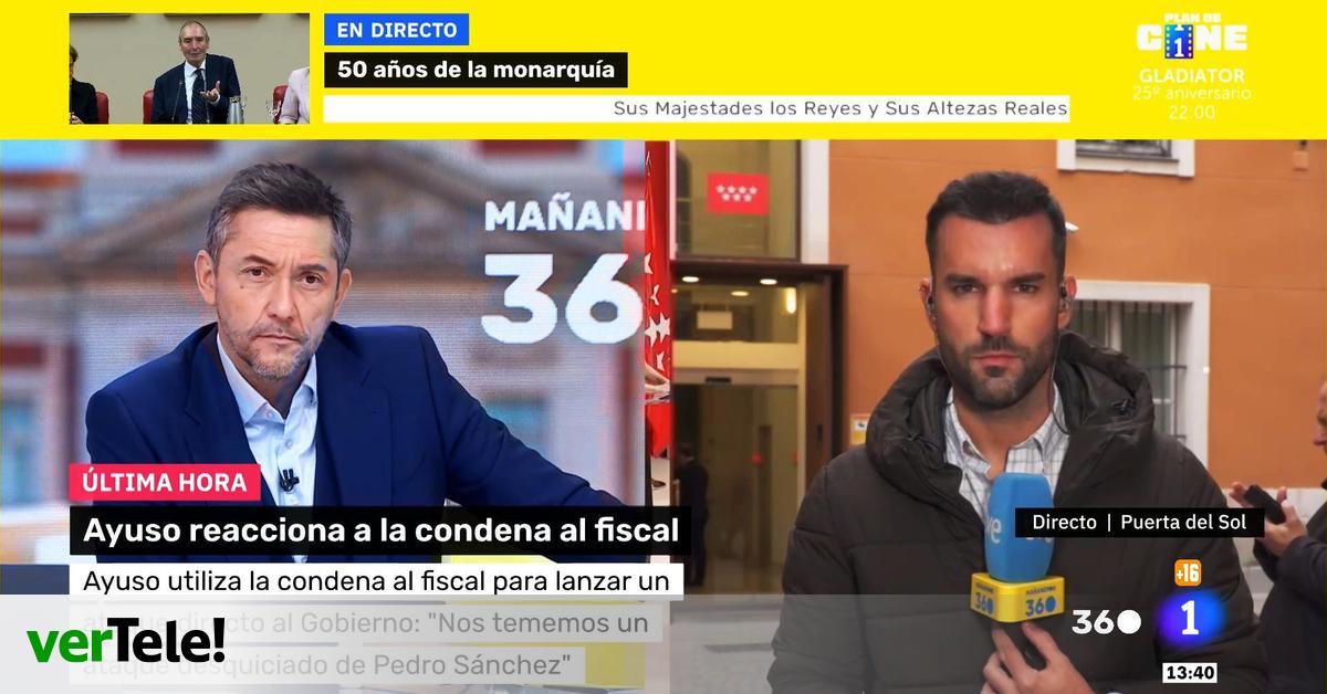 Javier Ruiz reacciona en directo a un espontáneo que le llama "mentiroso" en RTVE: "Hay idiotas que disparan"