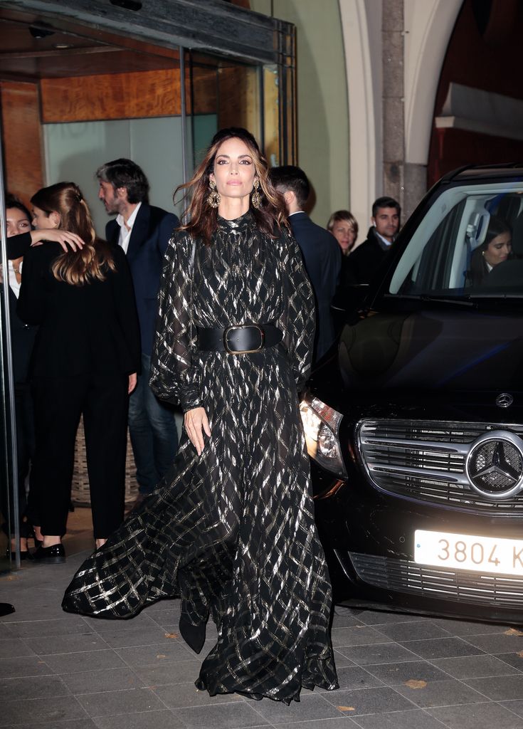 Eugenia Silva en la boda de Marta Ortega, presidenta de Inditex, en 2018.