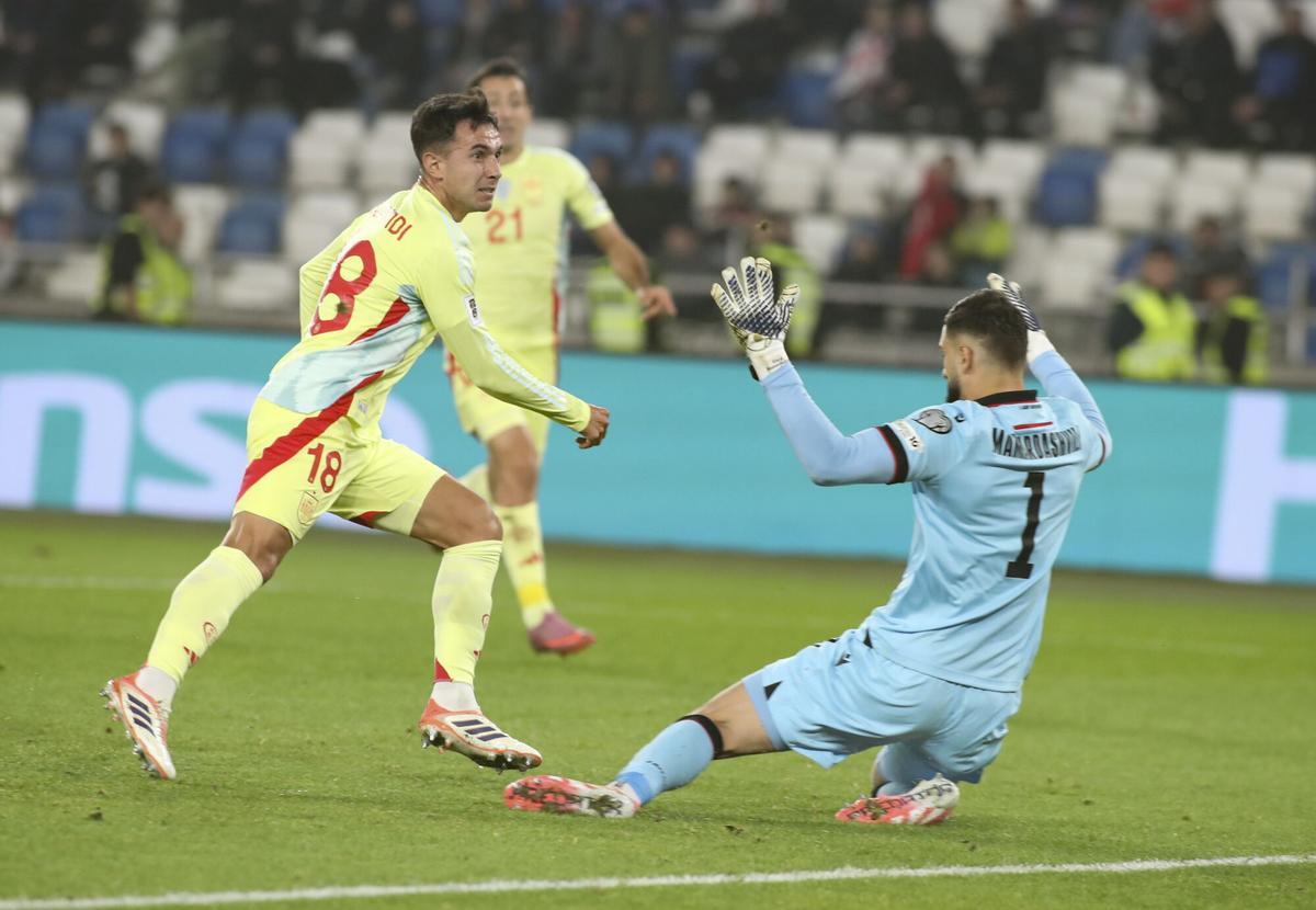 Clasificación para el Mundial 2026: Georgia - España.