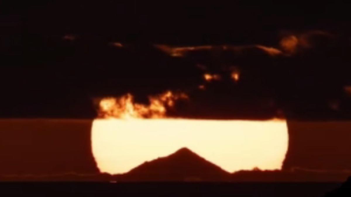 Alineación solar con el Teide desde Lanzarote: el fenómeno del 30 de octubre