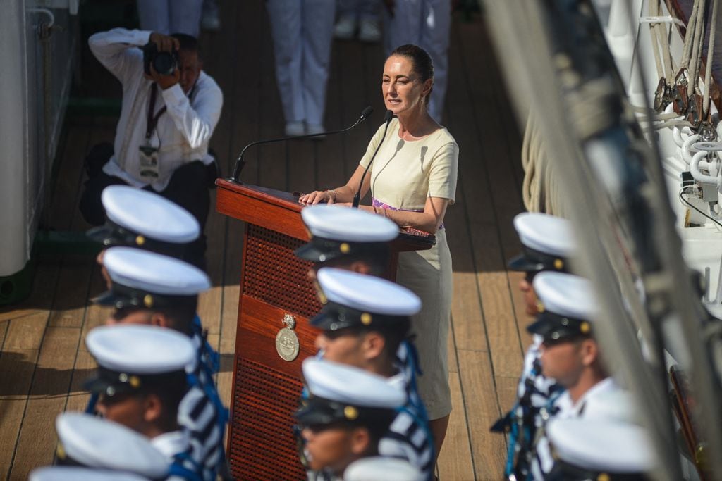 La presidenta Claudia Sheinbaum tuvo una gira de trabajo por Veracruz el fin de semana