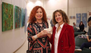 Materia y forma en el Club Diario de Ibiza con Marga Guasch y Carmen Liberal.