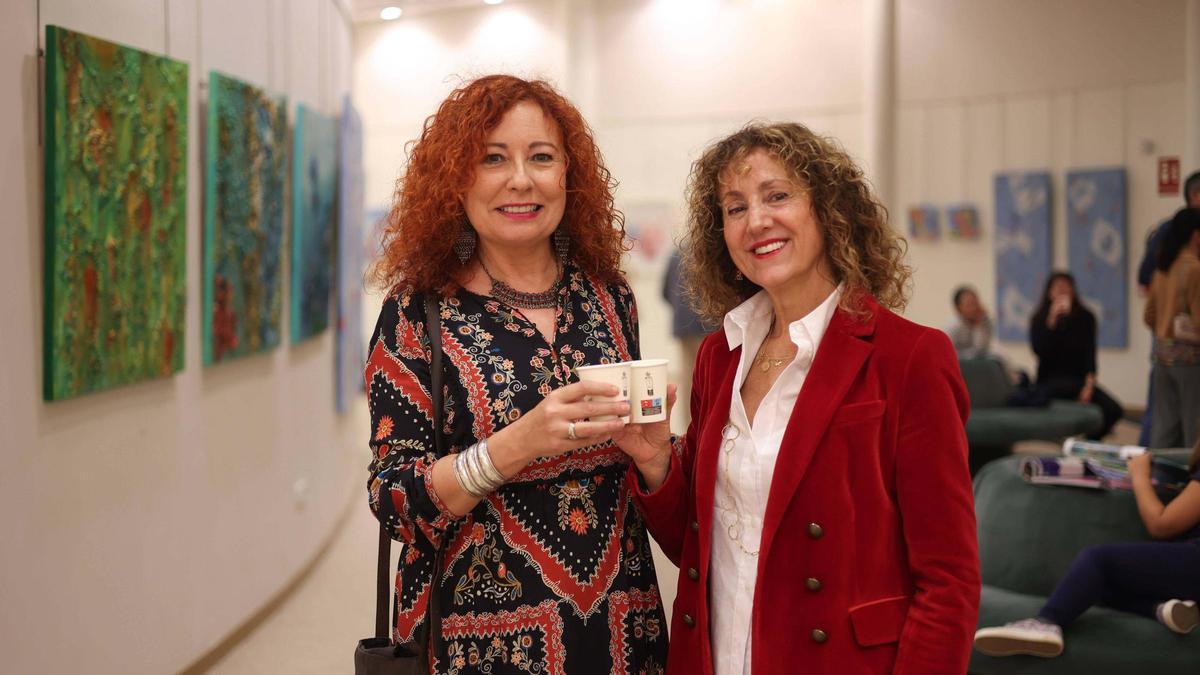 Materia y forma en el Club Diario de Ibiza con Marga Guasch y Carmen Liberal.