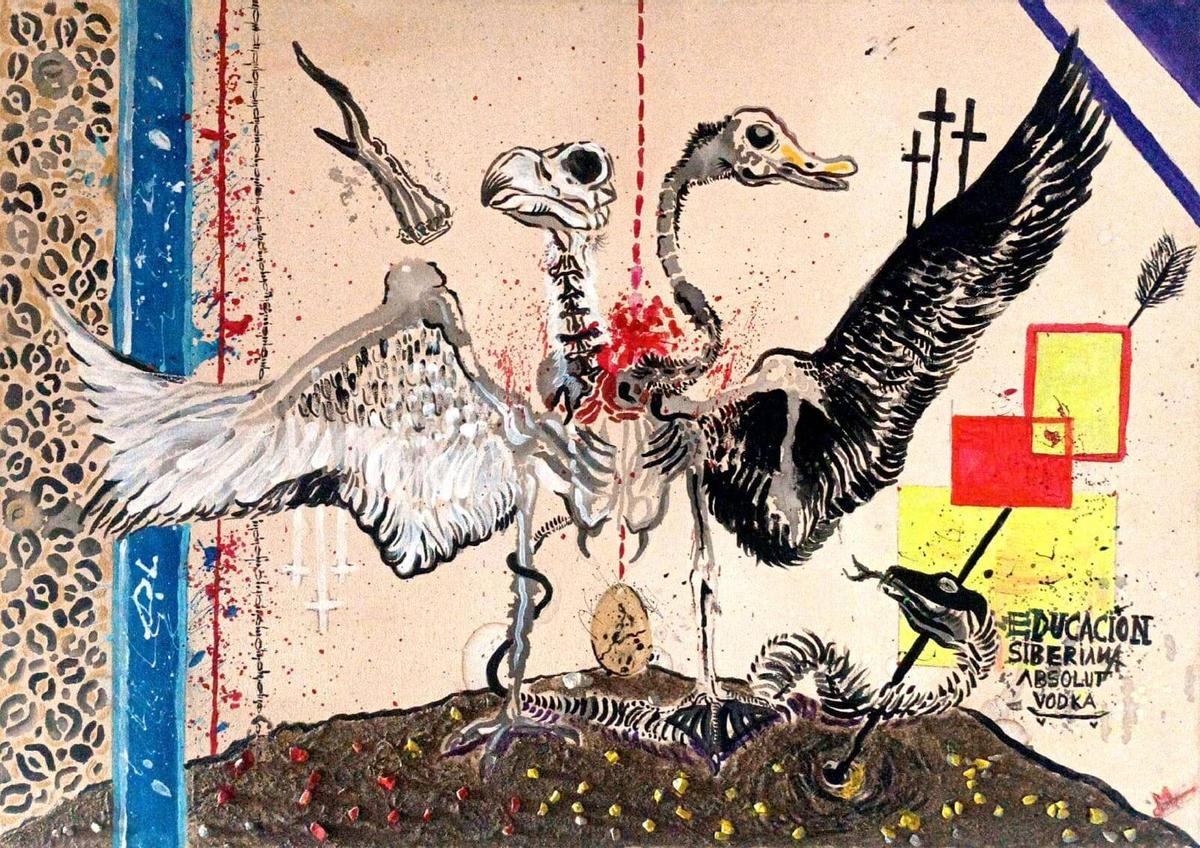 una de las obras del artista salense