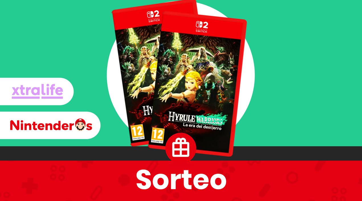 ¡Sorteamos otras 2 copias físicas de Hyrule Warriors: La era del destierro para Nintendo Switch 2!