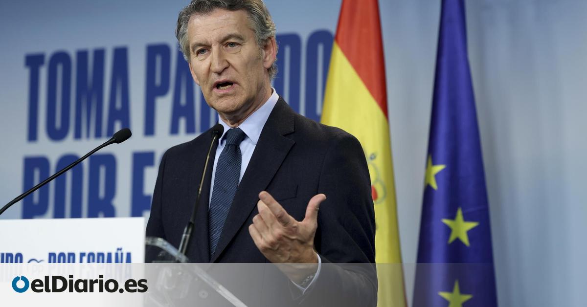 Feijóo convoca una manifestación contra Pedro Sánchez tras el encarcelamiento de Ábalos