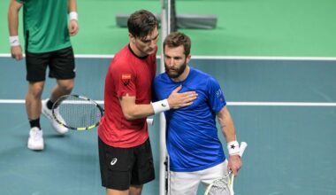 Una cafrada de Moutet le cuesta la eliminación a Francia: “Me siento un payaso”