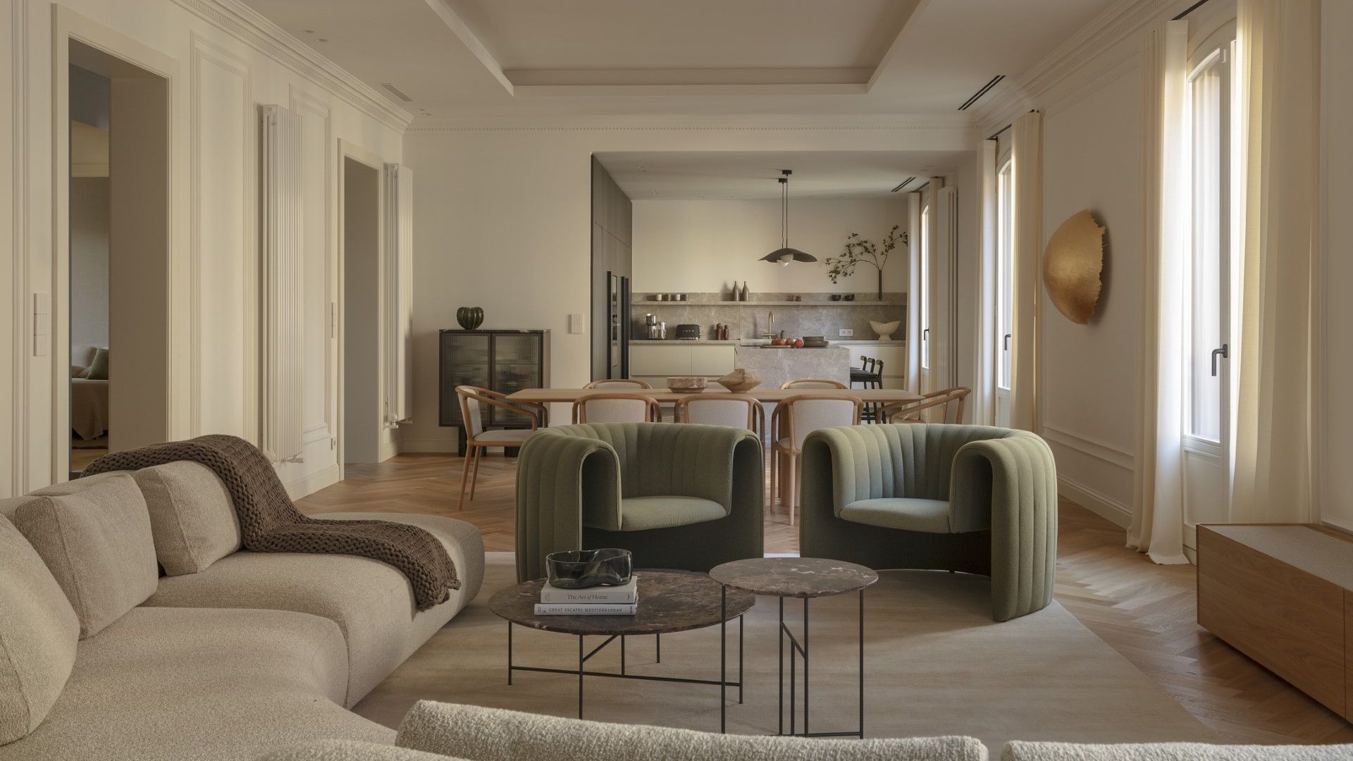 Salón, comedor y cocina