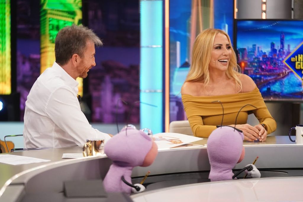 Marta Sánchez en el plató de 'El Hormiguero'